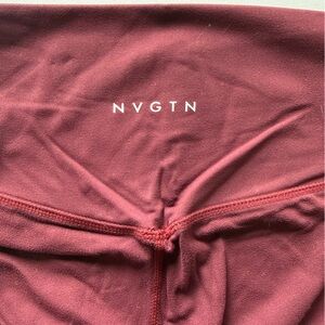 NVGTN Deep Red Active Leggings